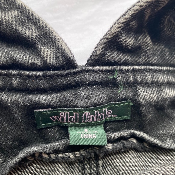 Cute Black Denim Overall Dress - Picture 3 of 4